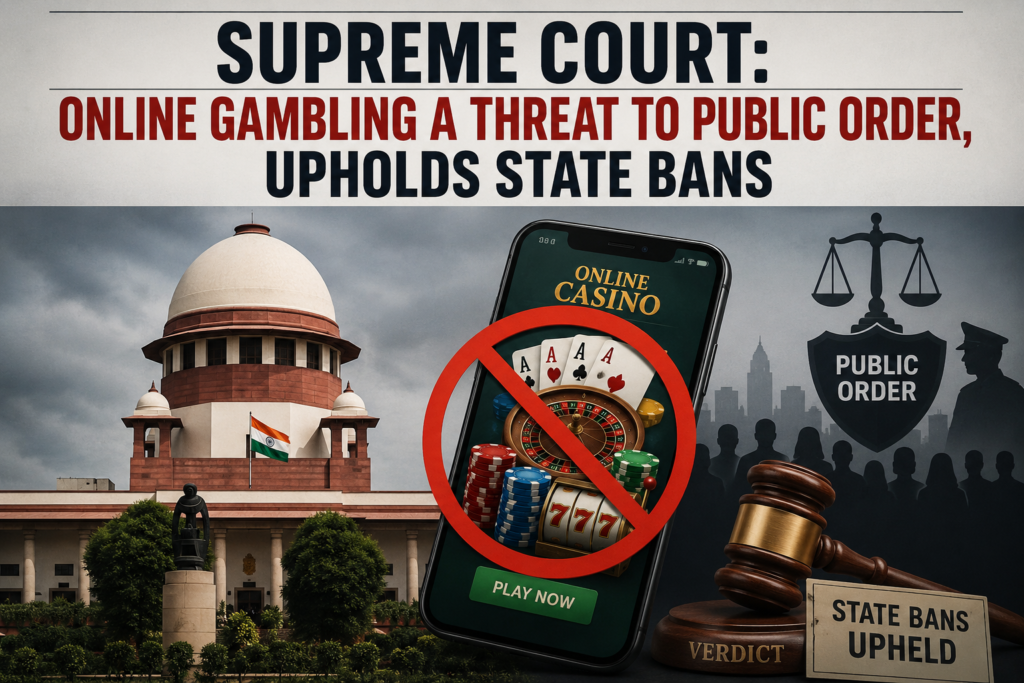 Supreme Court: Online Gambling a Threat to Public Order, Upholds State Bans